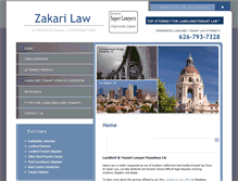 Tablet Screenshot of landlord-tenant-lawyers.com